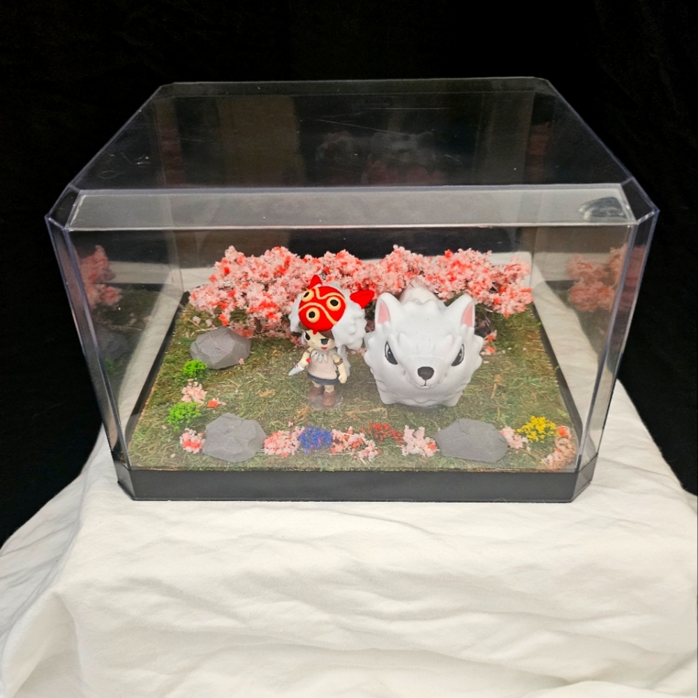 Princess Mononoke-Inspired Terrarium – Enchanting Nature Scene